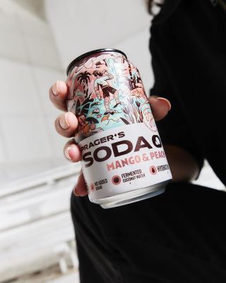 Kombucha má mladší ségru. Jmenuje se PRAGER’S Soda. Bublá, ale necukří. Založená na fermentovaný kokosový vodě a dochucená...